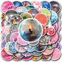 2 x 55Pcs Disco Ball Stickers
