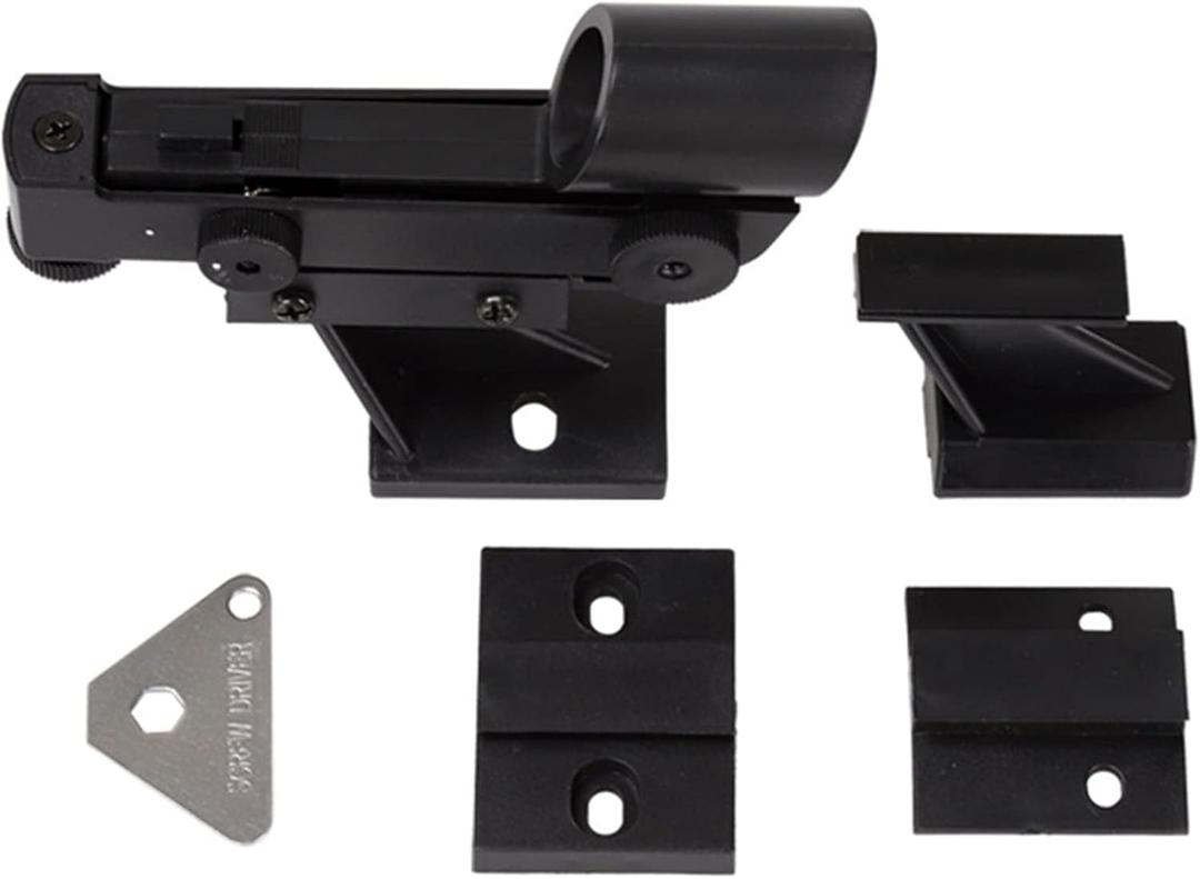 Red Dot Finderscope,Astronomical Telescope Star Pointer Viewfinder Star Finder Scope with 4 pcs Slide-in Bracket,Compatible with Most Astronomical Telescopes