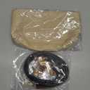 2Sets Mini Bag Strap Kit and Organizer Compatible with Longchamp, Folding Tote Bag organizer insert, Punch-Free Adjustable Buckle Strap Design, Multi-Pocket Felt Handbag Organizer, (1.2cm)