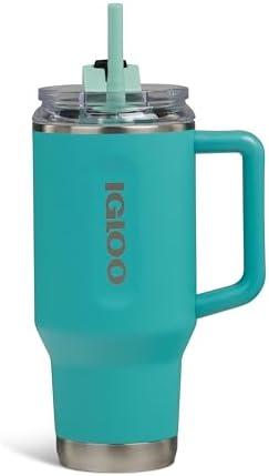 Igloo 32 oz Travel Mug Tumbler | Stainless Steel Drinkware | Lagoon Teal