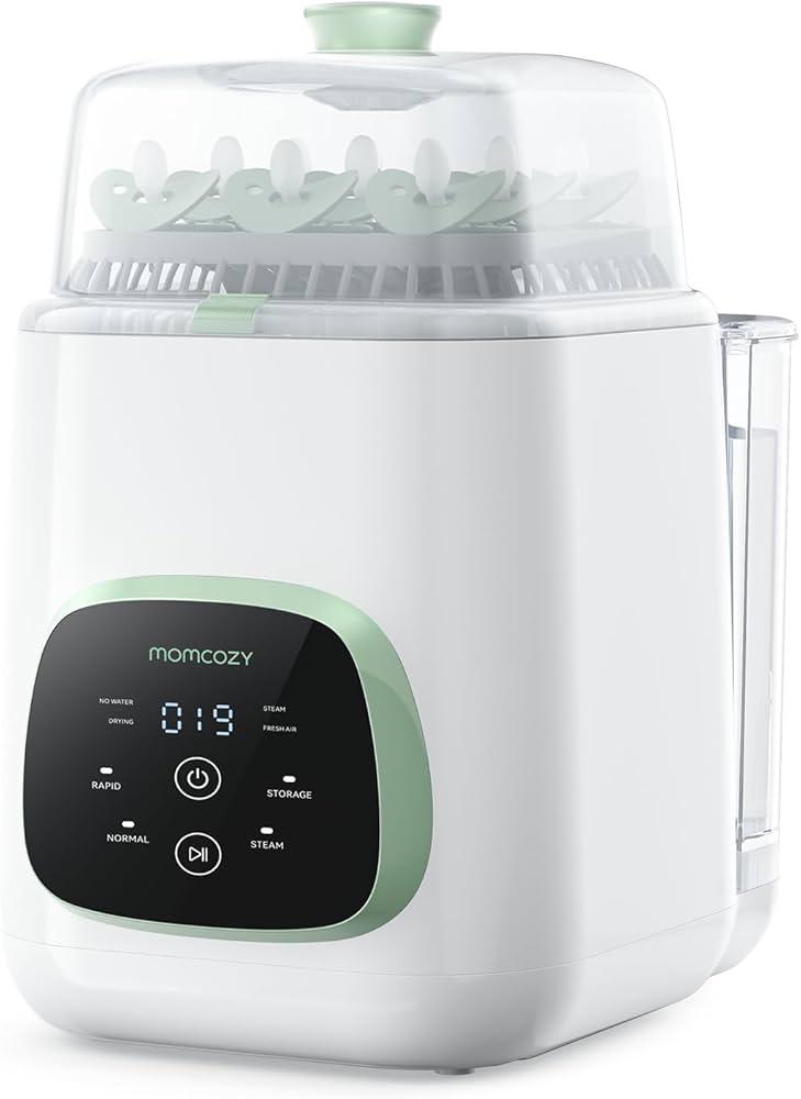 Momcozy KleanPal Pro All-in-One Bottle Washer, Sterilizer & Dryer - White
9 Cleaning Modes Baby Bottle Washer for Bottles, Pump Parts & Baby Essentials, Time-Saving & Hands-Free, 26 Spray Jets