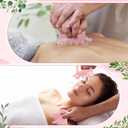 2 Pcs Fascia Cellulite Massage Tool Set - Fascia Release Tools for Neck, Shoulder, Back, Legs, Resin Body Massager Tension Relief Back & Plantar Fasciitis Relief, Pink