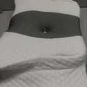 Pain Relief Cervical Pillow for Neck Support,Adjustable Ergonomic Pillow Cozy Sleeping,Odorless Orthopedic Memory Foam Pillows,Contour Bed Pillow for Side Back Stomach Sleeper (Queen Size-24.8''Lx14.96''Wx5.78''H, Grey)