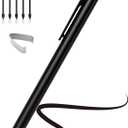 Ciscle EMR Stylus Compatible with Remarkable 2, Replacement Digital Pen with Eraser, 4096 Pressure Levels, Palm Rejection, Tilt Support-5 Pen Tips (Black)