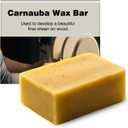 Carnauba Wax Paste - Buffing Compounds & Wax for Use Wood Buffing, Working High Luster Finish Bar The Secret To Shine