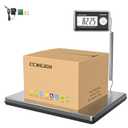 Shipping Scales 440lbs x 1.76oz Stainless Steel Large Platform,Small Business,Superlight High Accurate Postal Scales for Shipping Packages,Post Offices,Luggage Scale Battery and Adapter