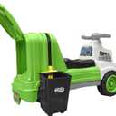 Little Tikes Dirt Diggers Garbage Truck Scoot Ride On with Real Working Horn and Trash Bin for Themed Roleplay for Boys, Girls, Kids, Toddlers Ages 2 to 5 Years, Large