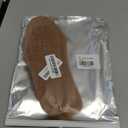 Absorbent Ultra Thin Pigskin Leather Insoles for Stinky Feet-Foot and Shoe Odor Inserts for Shoes-Cinnamon Inserts and Flats for Sweaty Feet and Hyperhidrosis (4 Pair (Pack of 1))