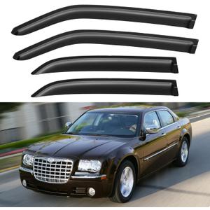 Window Visors Rain Guards Shield for 2005-2010 Chrysler 300, Out-Channel Window Vent Wind Deflectors Visors Shades for 2005-2008 Dodge Magnum