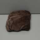 Lellen Velvet Stretch Wingback Chair Cover Slipcover - Reusable Protector Cover for Dining Room Banquet Home Decor etc Machine Washable Hand Washable (Set of 1, Brown)