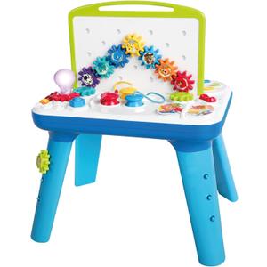Baby Einstein Curiosity Table Activity Play Station, Montessori Floor Toy and Interactive Workbench, 12 Months and Up