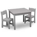 Delta Children MySize Table & 2 Chairs Set, Grey