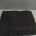 ILANGO Bathroom Rugs Dark Grey 32x20,Extra Soft Absorbent Chenille Bath Rugs,Thick Non-Slip Shaggy Bath Mat,Machine Washable Quick Dry Bath Mats for Bathroom Floor, Tub, Shower Accessories