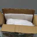 DELLING Appetizer Plates - 6.5 in Ceramic Small Plates for Dessert -Square Serving Plates - White Kitchen Dinnerware Dishes Set for Snacks, Appetizer, Side Dishes- Serving Platter Set of 6