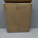 Corner Bread Box for Kitchen Countertop, Farmhouse Style with Acrylic Wavy Door Panel White Counter Bread boxes, Extra Large Food Storage Container