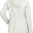 HFX Women's Longline Performance Softshell Jacket (Gray, L)