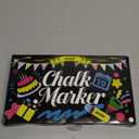Window Chalk Markers for Blackboard10 Colors Washable Glass Jumbo Liquid Chalk Marker with 10mm 3 in 1 Nib Thick Wide Tips, Big Chalkboard Markers, Car Paint Pen Auto, Mirror, Bistro, Poster