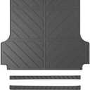 powoq 5.7FT Bed Mat Compatible with 2019-2025 Dodge Ram 1500 Cargo Mat Door Sill Protector TPE Truck Bed Liner Replacement for 2019 2020 2021 2022 2023 2024 2025 Dodge Ram 1500 Accessories