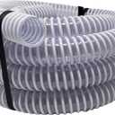 Sealproof 1.5" Pool Filter Pump Connection Hose for Above Ground Pools, 20 FT x 1-1/2 Inch Premium Quality Kinkproof PVC, Made in USA | Cut to Desired Length, Includes 4 Hose Clamps