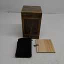 Wooden Cremation Urn for Human Ashes Adult Male Female Tree of Life Carving Handmade Wood Funeral Decorative Memorial Urns Box, Holds 270 Cubic Inch