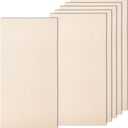 6 Pack 12 x 24 x 1/4 Inch-6mm Thick Basswood Sheets for Crafts Unfinished Plywood Sheets Rectangular Wood Panel Boards for DIY Laser Project, Wood Burning, Engraving, Architectural Models, Staining