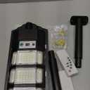 Solar Lights Outdoor Waterproof, 6500K Solar Street Lights Outdoor, LED Solar Flood Lights Dusk to Dawn with Motion Sensor and Remote, Solar Security Lights for Parking Lot, Yard (2 Pack)