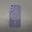 TOCOL for 17 Case, Full Camera Protection, Built-in Magnetic Ring, Compatible with Magsafe Charger, Drop Protection, Translucent Matte Phone Case for 17 6.3 inch (Light Blue)