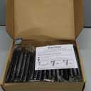 Ravinte 40 Pack | 5 Inch Cabinet Pulls Matte Black Stainless Steel Kitchen Drawer Pulls Cabinet Handles 5 Inch Length, 3 Inch Hole Center