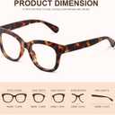 Reading Glasses for Women - Oprah Blue Light Reading Glasses with Spring Hinge, Anti-Glare/Eyestrain Computer Readers (Multi-01)