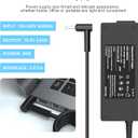 90W 19.5V 4.62A AC Adapter Laptop Charger Compatible with HP Envy Charger 710412-001 740015-001 710413-001 710414-001, Envy Touchsmart M6 M7 15-j 17-j Series,Pavilion 11 14 15 17 Power Cord
