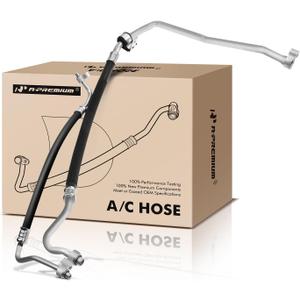 A-Premium A/C Suction Hose & Discharge Line Hose Assembly Compatible with Ford Fusion 2006-2009 & Lincoln Zephyr 2006 & Mercury Milan 2006-2009, 3.0L, DOHC