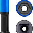 17mm 1/2"Extra-long Thin Wall Wheel Protector Impact Deep Socket, 6 Point Impact Drive Lug Nut Socket, Non-Marring Lug Nut, for Wheel Assembly and Dismantling