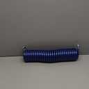 SpringHose Drinking Water Safe Coil Hose Flexible Recoil Garden Hose - Lightweight Corrosion Resistant Coiled Garden Hoses, Retractable Blue Garden Hose 3/8 in by 25-Foot Made in Canada