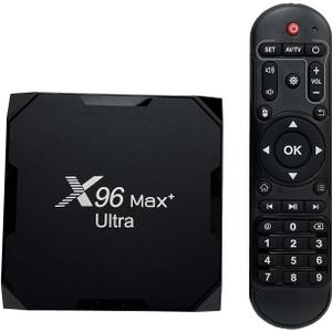 4GB 64GB X96 Max Plus Ultra Box Android 11 Amlogic S905X4 2.4G/5GHz Dual WiFi 100M BT4.0 USB3.0 Support AV1 H.265 4K HDR