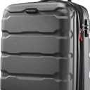 Samsonite Omni PC Hardside Expandable Luggage with Spinner Wheels, Black, Carry-On 20-Inch