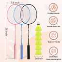 Badminton Set for Family Lightweight Rackets