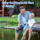 Fishing Bait Kit, 88 Pcs Fishing Tackle Set with Soft Hard Fishing Lures for Freshwater and Saltwater, 24 Days Surprise Fishing Gifts for Teen Boys Man Father Boyfriend Brother