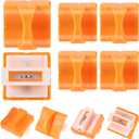 Honoson 6 Pieces Paper Cutter Replacement Blades Paper Trimmer Blades Refill Craft Cutting Replacement Blades for A4 Cutter(Orange)