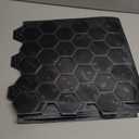 10-Sheet Hexagon Peel and Stick Kitchen Backsplash Tiles,Honeycomb Waterproof Self-Adhesive Wall Tile Stick on Backsplash for Kitchen,RV and Bathroom(Black,12"12")
