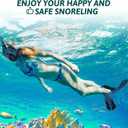 Viginsul Mask Fins Snorkeling Gear for Adults, Full Face Snorkel Mask & Adjustable Swim Fins Snorkel Set, Panoramic View Snorkel Mask Dry Top Anti-Fog Anti-Leak, Size: L/XL mask+L/XL fins