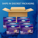 TENA Sensitive Care Overnight Incontinence Underwear for Women, S/M, 64 Count, 4 packs of 16pcs