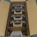 [10-Pack] Glass Meal Prep Containers with Lids, MCIRCO Food Storage Containers with Snap Locking Lids, Airtight Lunch Containers, Microwave, Oven, Freezer and Dishwasher (gray)