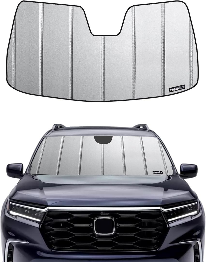 Windshield Sun Shade for Honda Pilot 2023-2026 Front Window Sunshade - Safeguard