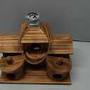 Bird Houses for Outside,Outdoor 5 Hole Bird House Room for 5 Bird Families Bluebird Finch Cardinals Hanging Birdhouse for Garden