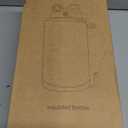 Kerilyn Insulated Gallon Jug with Handle, One Gallon, 128oz Stainless Steel, Large Double Vacuum Water Bottle for Hot & Cold Drinks, Wide Mouth, Sweat Proof, Great for Travel, Camping, Black