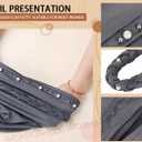 Fxhixiy Women Hijab Beading Pearl Braid Turban Hat Head Scarf Cancer Chemo Beanies Bandana Headwrap Cap (Yellow Beige)