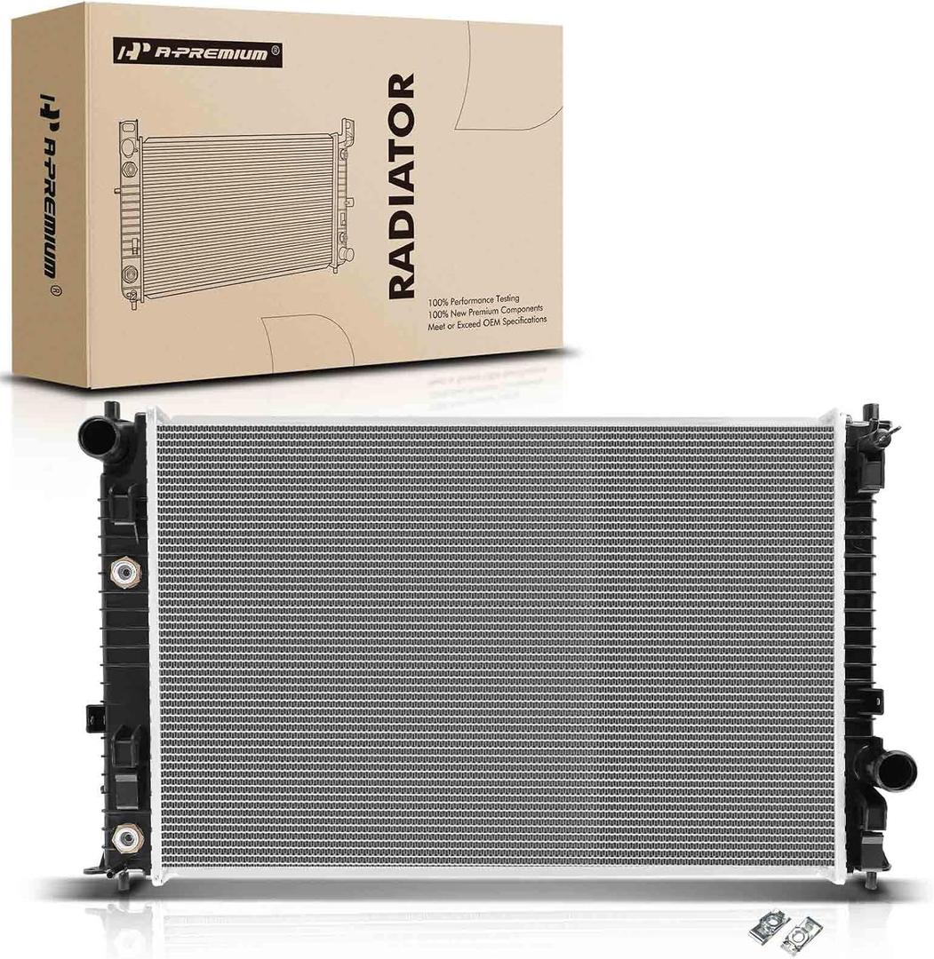 A-Premium Engine Coolant Radiator with Transmission Oil Cooler Compatible with Ford Fusion 2010-2012 & Mercury Milan 2010-2011