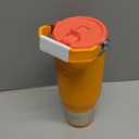 STANLEY IceFlow 2.0 Flip Straw Tumbler with Handle 30 oz | Twist On Lid and Flip Up Straw | Leak Resistant Water Bottle | Insulated Stainless Steel | BPA-Free | Goldenrod Coral