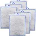 6 Count Assembled Large Filter Cartridges Compatible with Tetra Whisper Bio-Bag Filters 20i 40i IQ20/30/45/60 PF20/30/40/60, Large Replacement Filter Cartridges for Whisper Filters & Aquariums