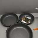 SENSARTE Nonstick Frying Pan Skillets, Swiss Granite Coating Omelette Pans, Healthy Cookware Chef's Pan, Free of Intentionally Added PFOA (9.5+11+12.5 Inch) (Gray)